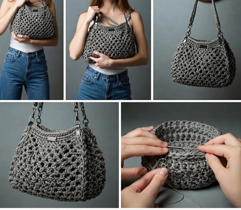 200 Luxury Crochet Handbag Patterns: From Structured Chic to Boho Dreams – Instant Access PDF