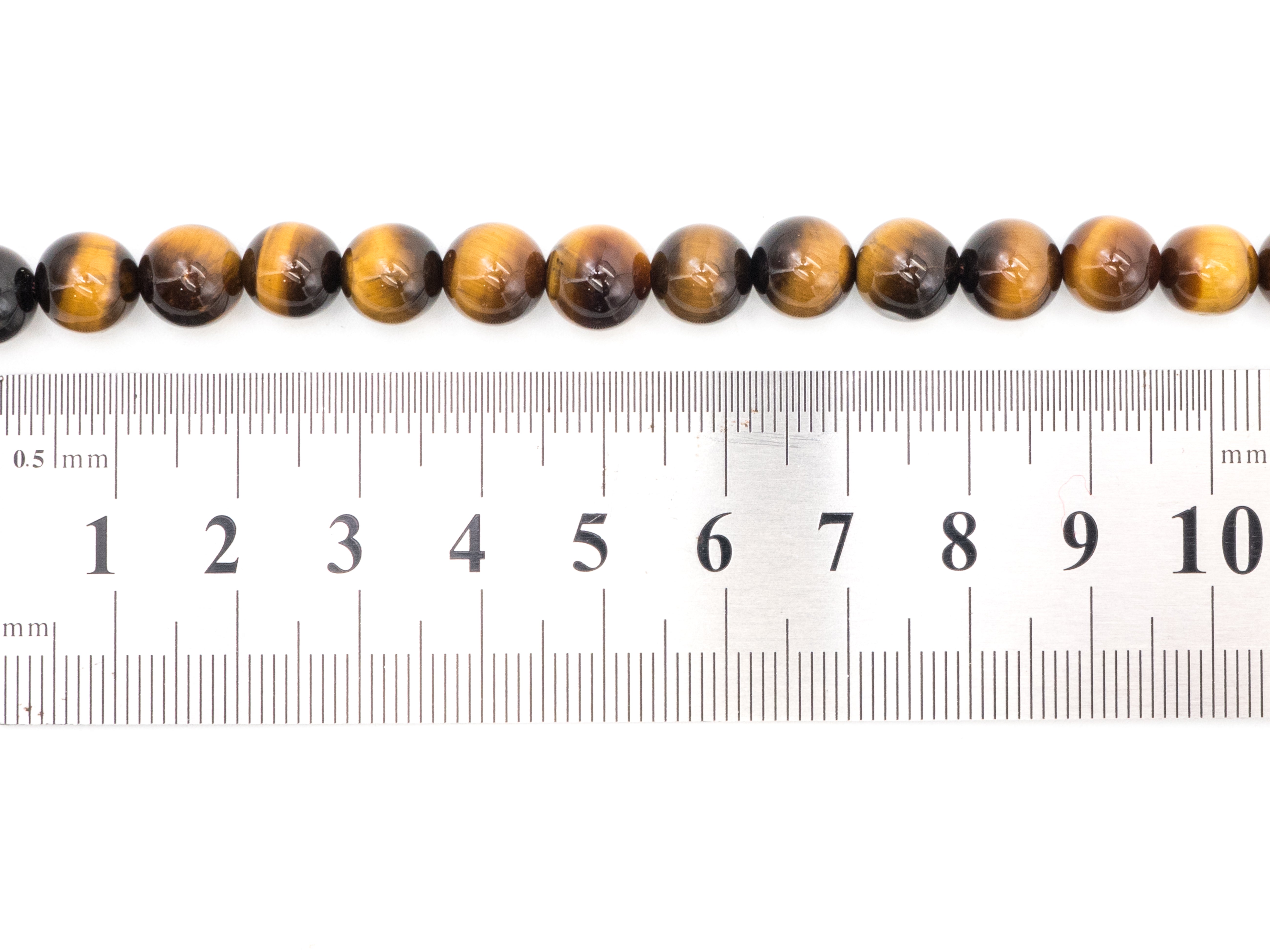 Quality Natural Yellow Gold Tiger Eye Beads, U235