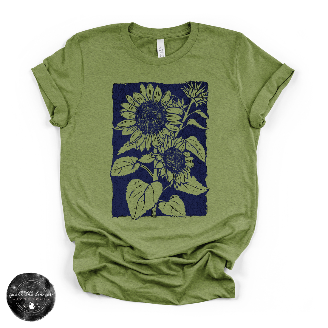 Sunflower Tee | Floral Nature Graphic T-Shirt