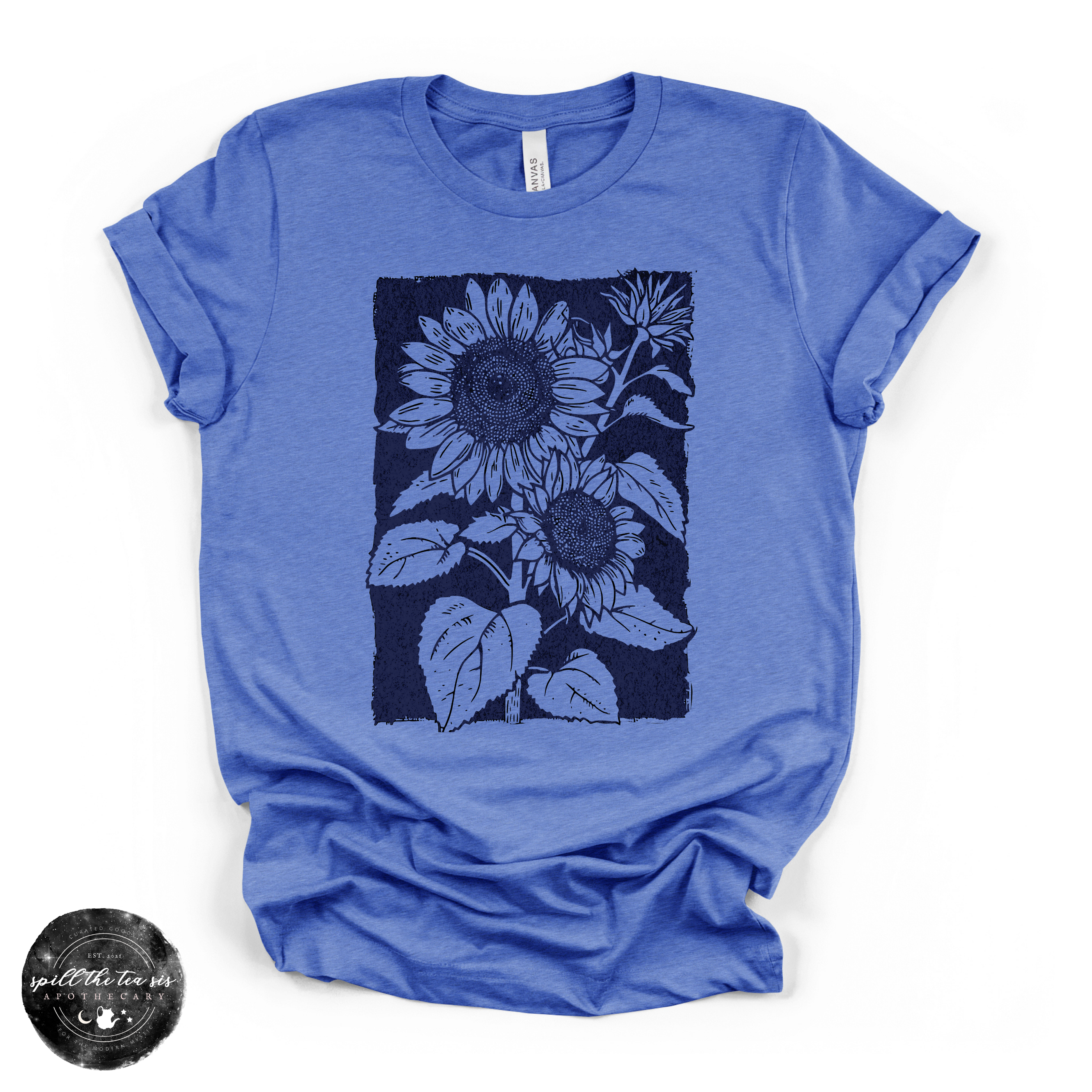 Sunflower Tee | Floral Nature Graphic T-Shirt