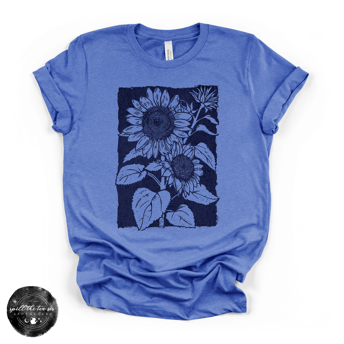 Sunflower Tee | Floral Nature Graphic T-Shirt