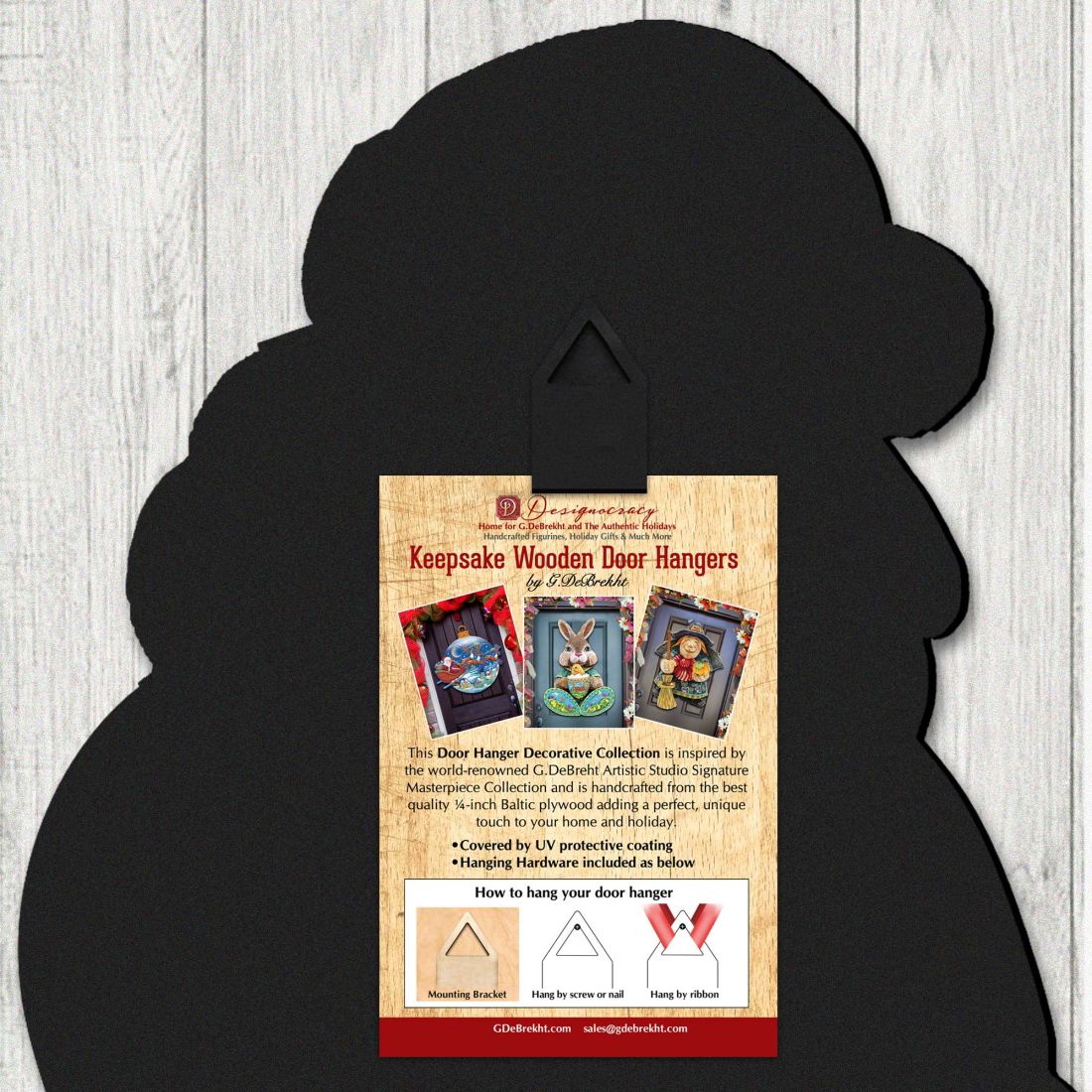 Be Thankful Turkey Sitter Door Decor by Jamie Mills-Price - Thanksgiving Halloween Decor - 8457702H