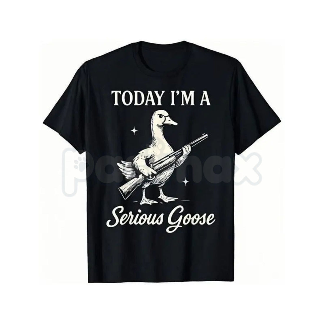 Serious Goose Graphic Shirt – Quirky Animal Art Hoodie & Funny Slogan Streetwear Sweatshirt