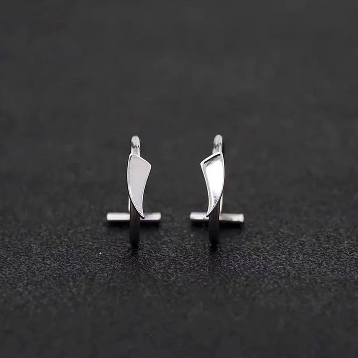 2 Piece Set Stainless Steel Clip-On Nose and Lip Rings | Punk Style Fake Piercing Jewelry