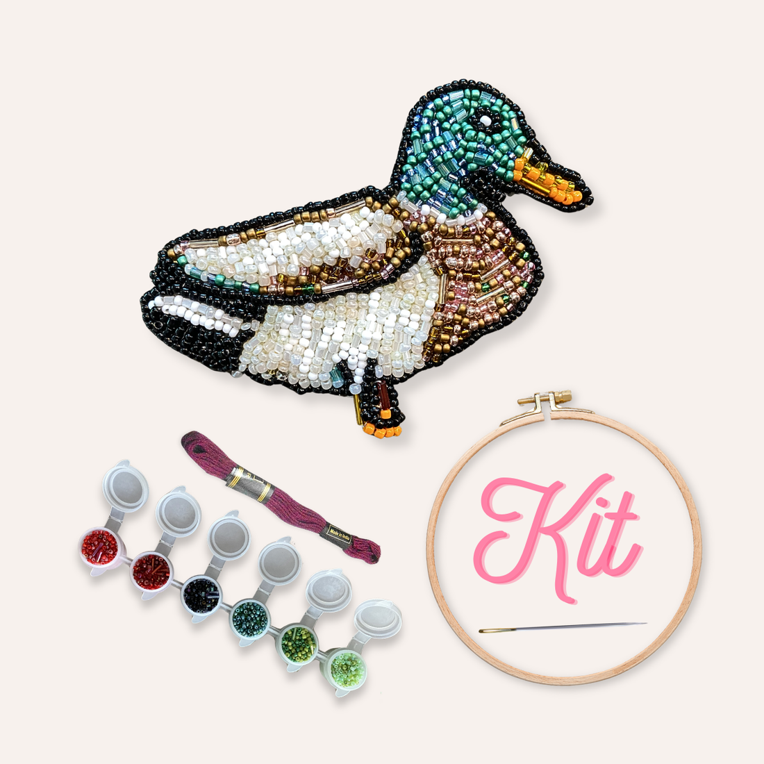 Mallard Beaded Art Kit