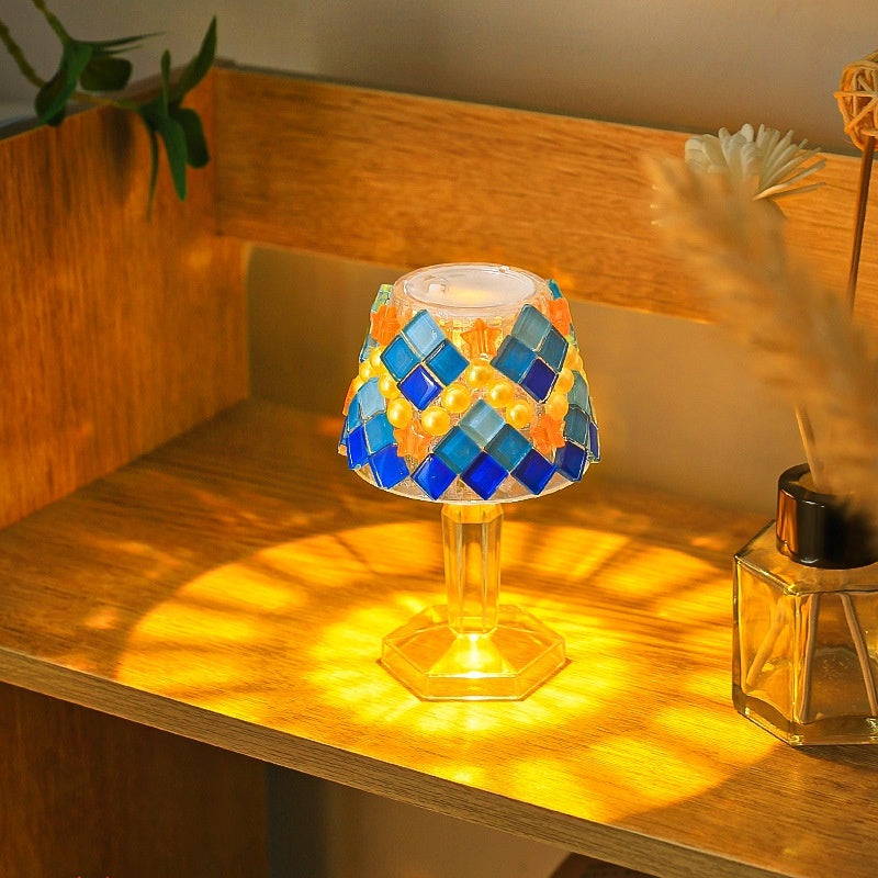 Mosaic Table Lamp Diy Handmade Material Kit