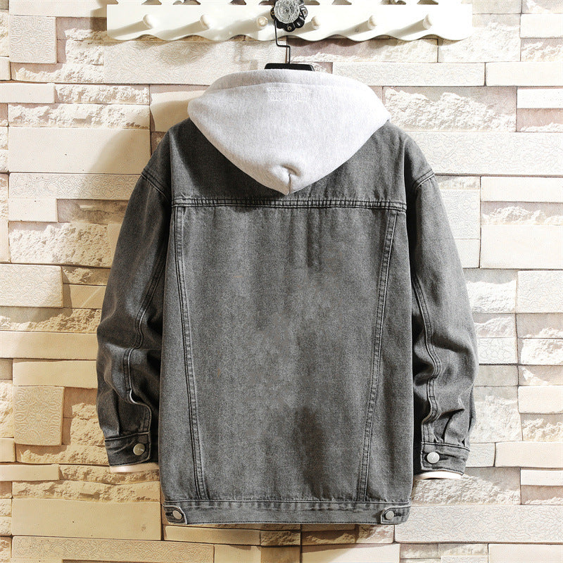 Women's OversizedWashe d Denim Jacket – Hooded Loose Korean Style