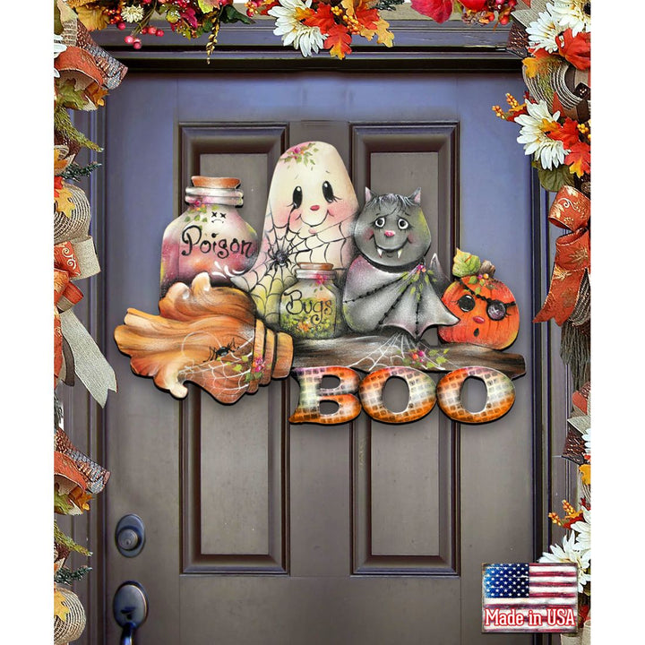 Runhilda's Broom Door Decor