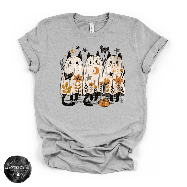 Ghost Cat Trio Tee