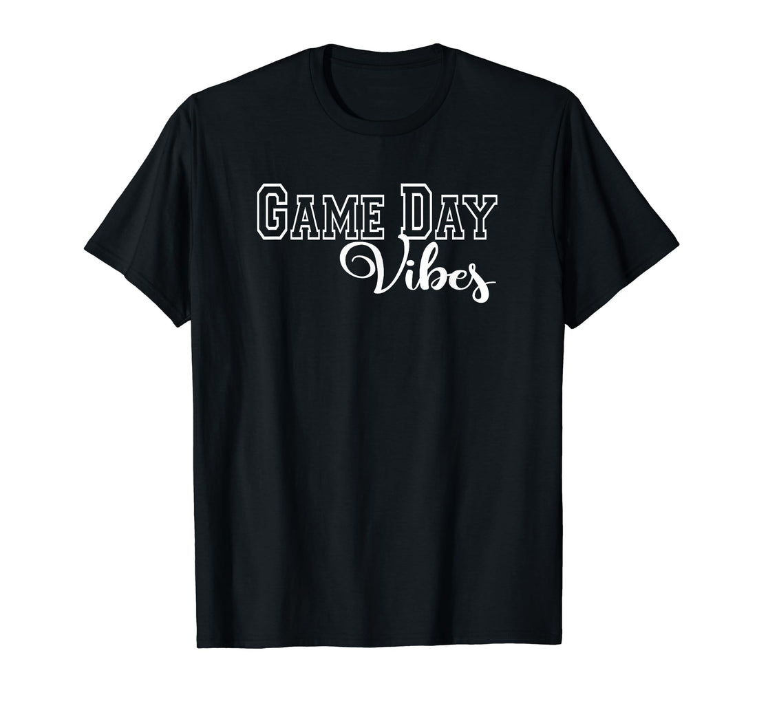 Game Day Vibes Baseball Basketball T-Shirt - Custom Art Print Men Women