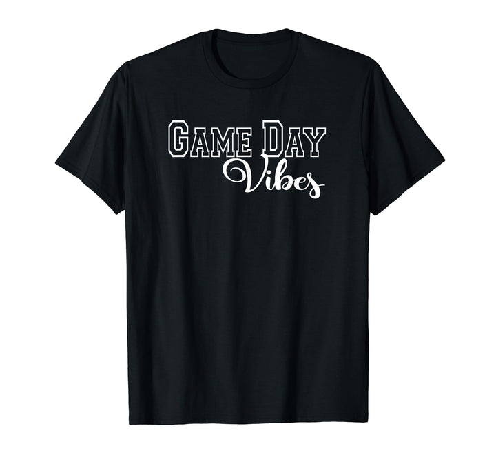 Game Day Vibes Baseball Basketball T-Shirt - Custom Art Print Men Women