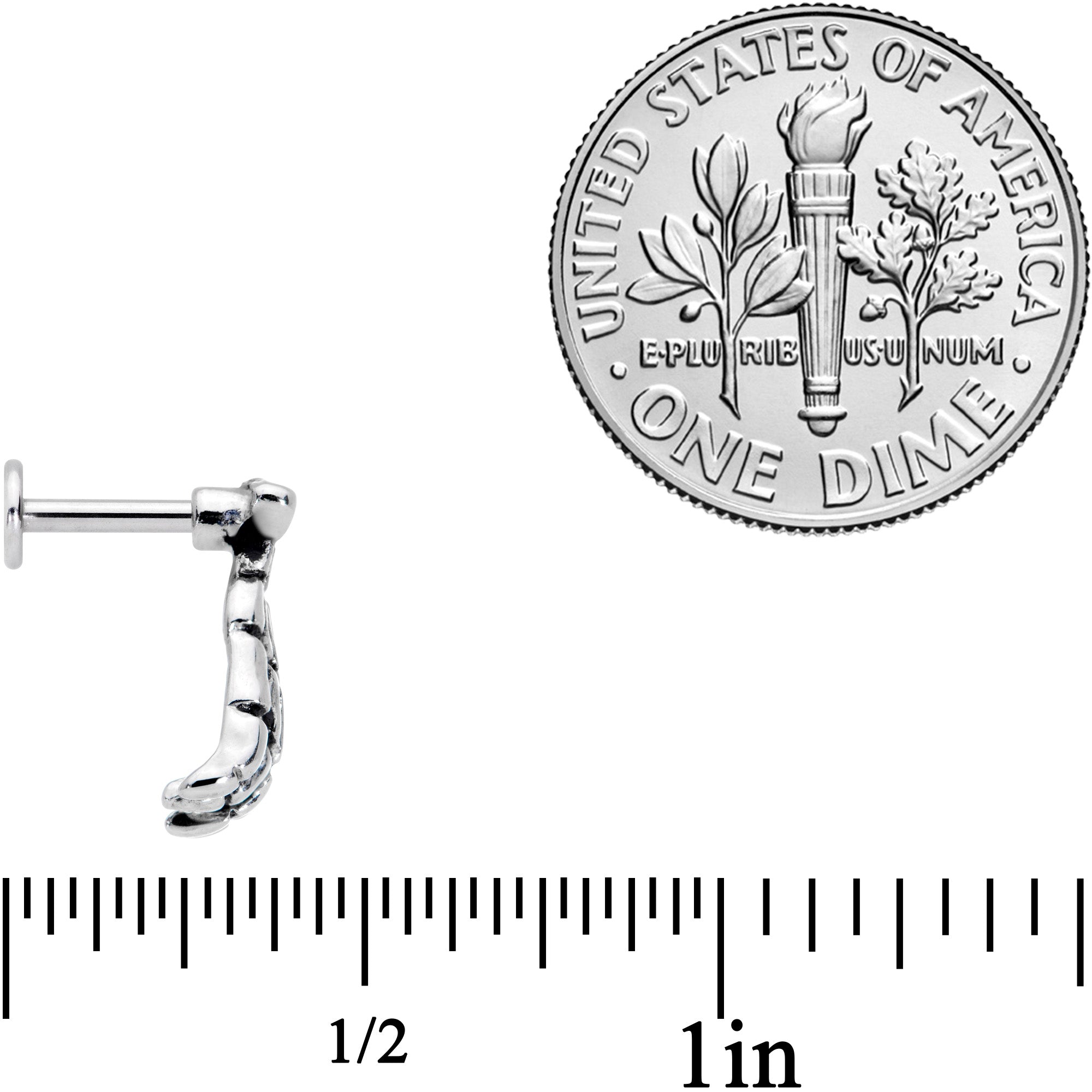 Spooky Skelton Hand Body Piercing