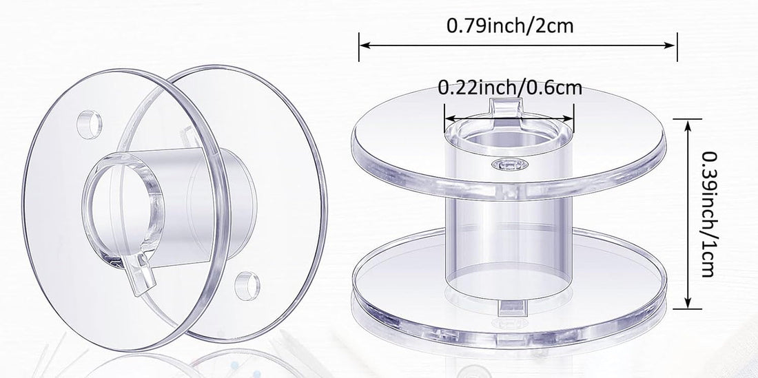 Class 15/A Bobbins for Sewing/Embroidery (10 Pack)
