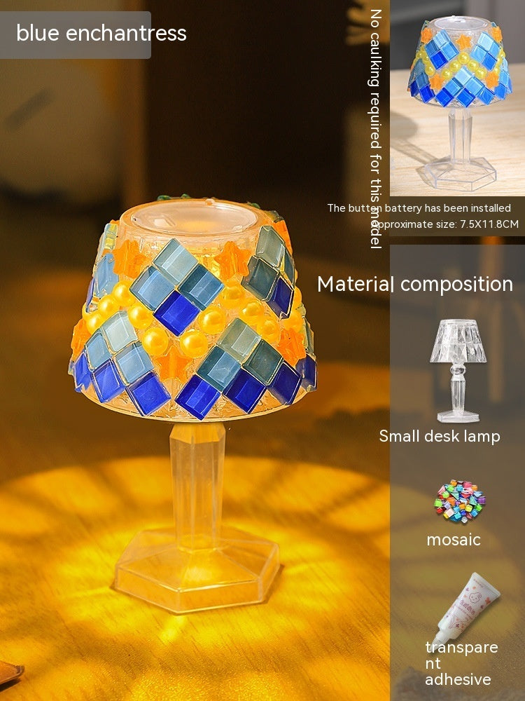 Mosaic Table Lamp Diy Handmade Material Kit