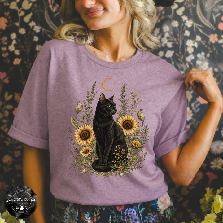Sunflower Cat Tee