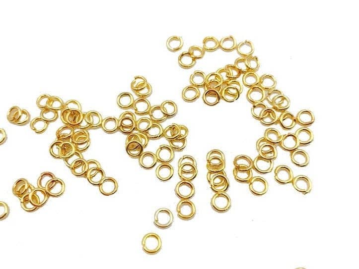 Gold & Silver Open Jump Rings (5-14MM)
