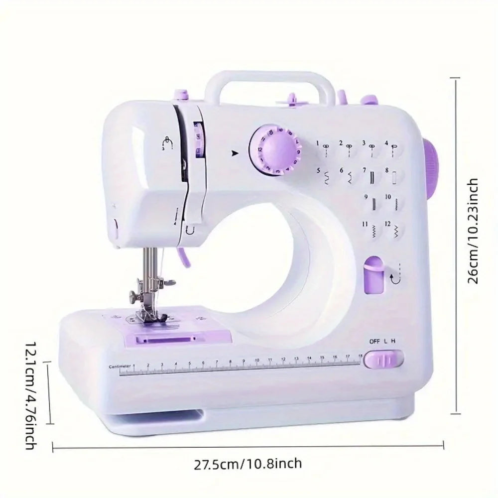 Electric Sewing Machine Kit with Extension Table and Foot Pedal