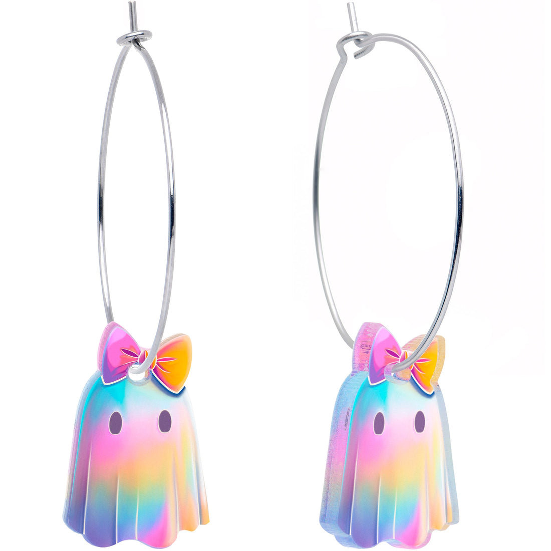 Ghost Girl Hoop Earrings by Onyx O