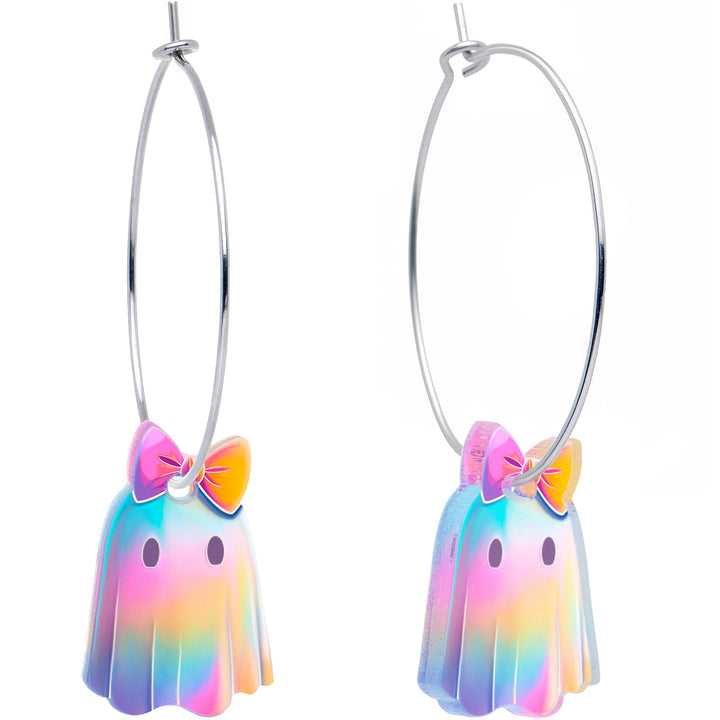 Ghost Girl Hoop Earrings by Onyx O