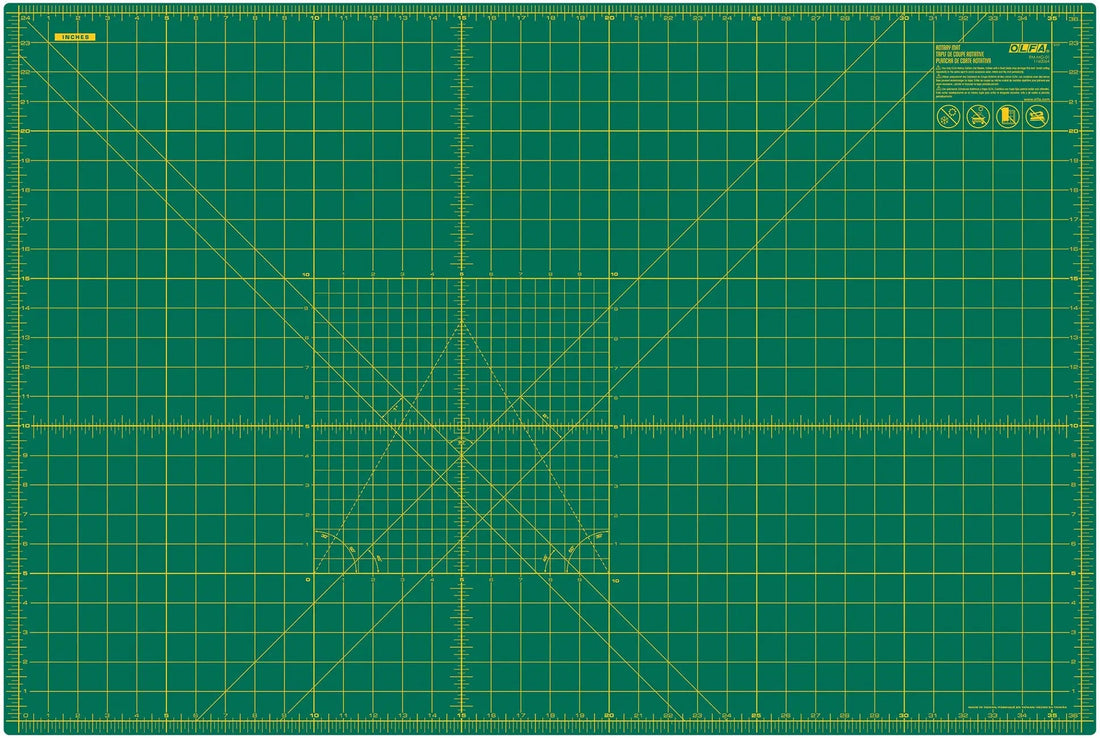 Cutting Mat with Grid 24in x 36in