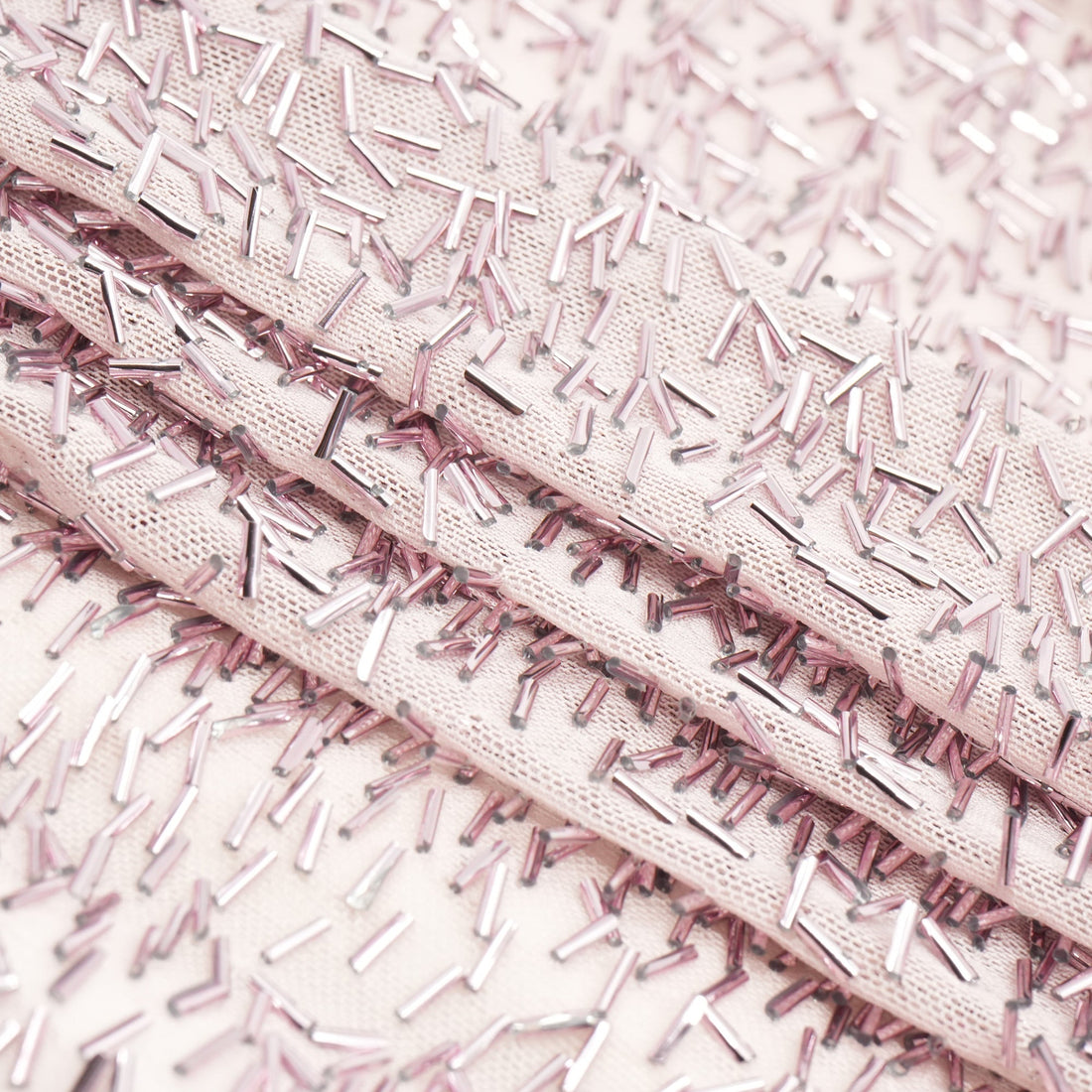 Dazzle Beaded Stretch Mesh Fabric | Blue Moon Fabrics
