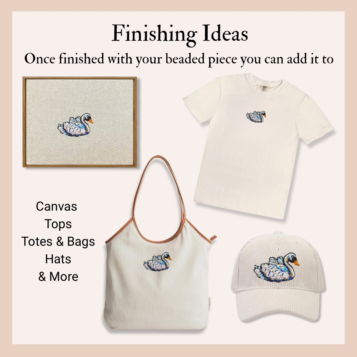 Swan Beaded Art Kit