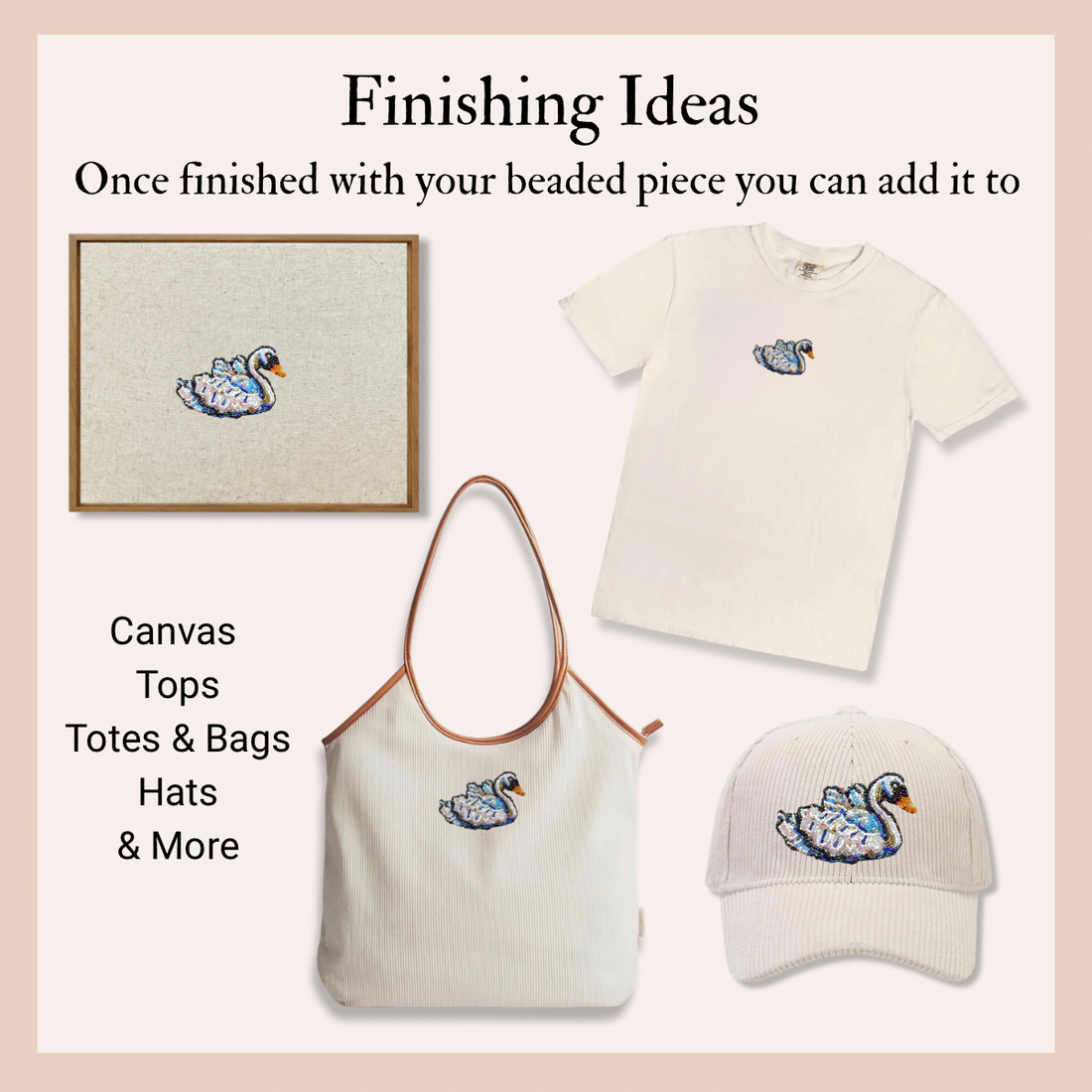 Swan Beaded Art Kit