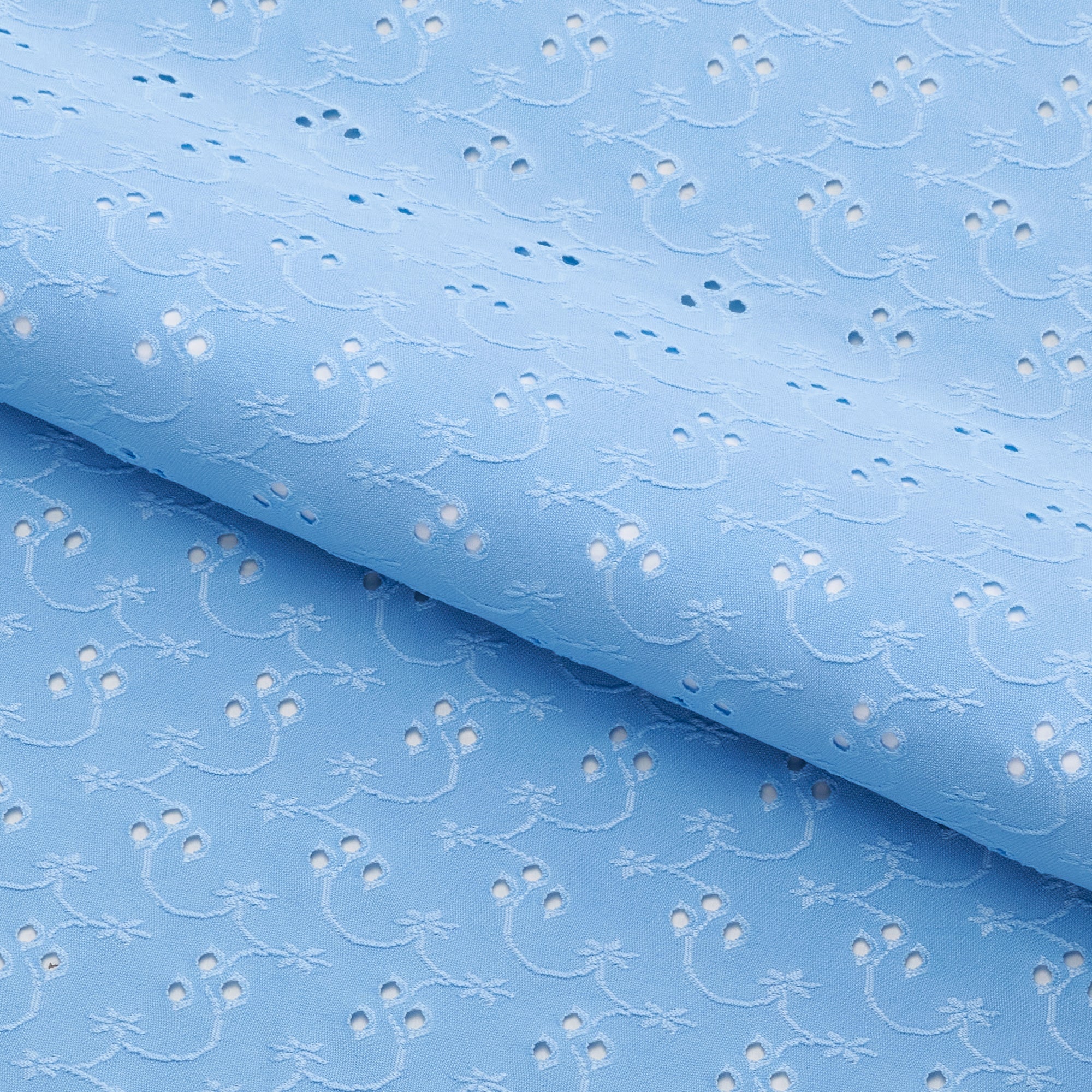 EL6022 - Eyelet Polyester Spandex Jacquard Fabric | Blue Moon Fabrics