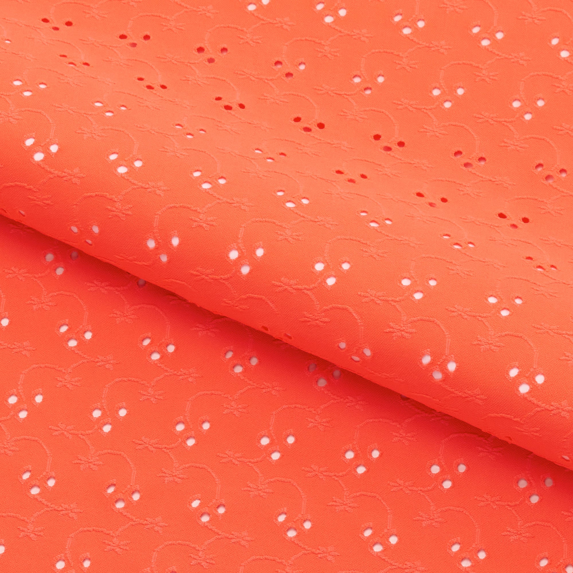 EL6022 - Eyelet Polyester Spandex Jacquard Fabric | Blue Moon Fabrics