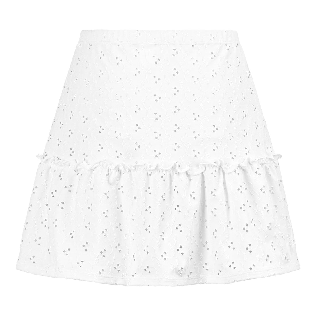 EL6022 - Eyelet Polyester Spandex Jacquard Fabric | Blue Moon Fabrics