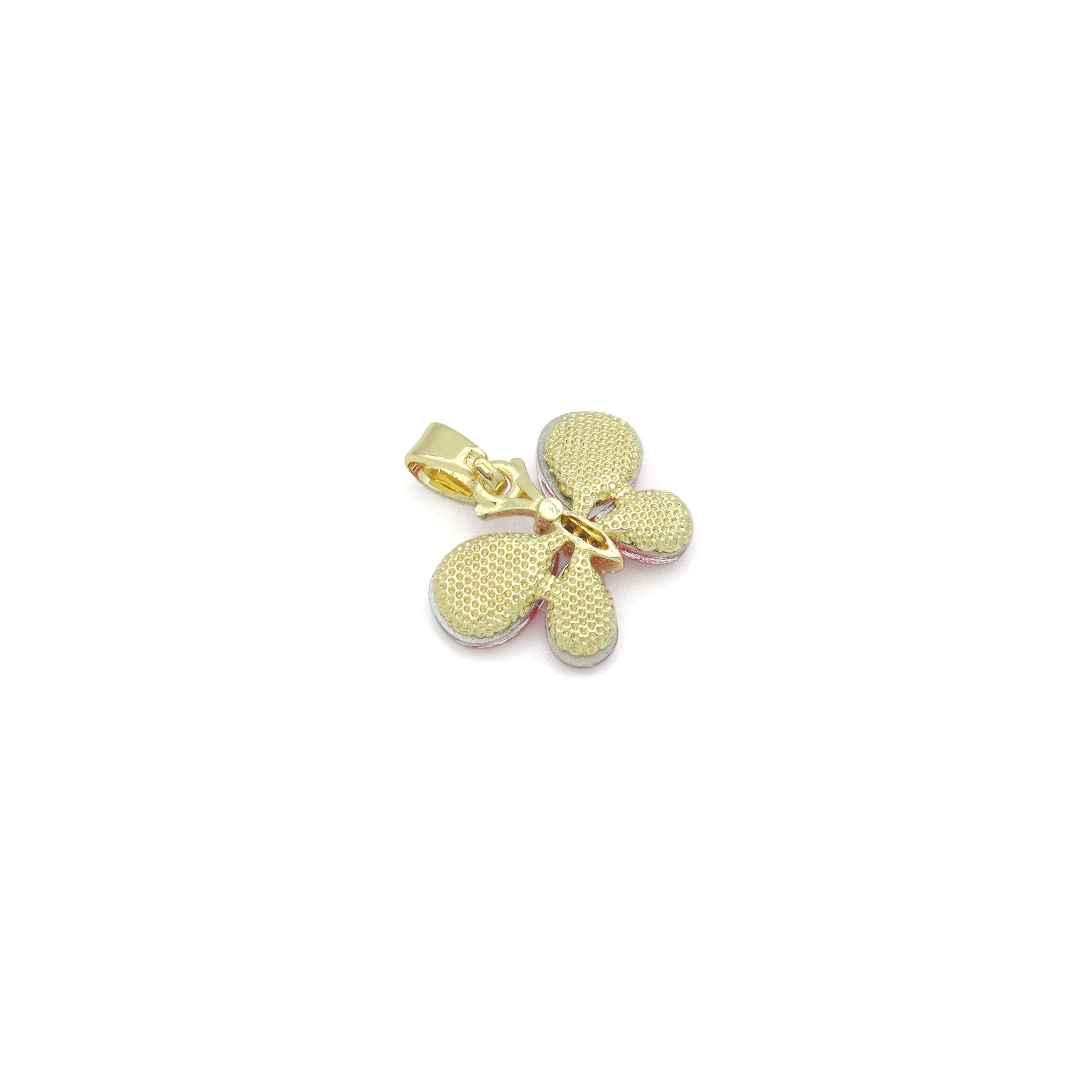 AB Crystal Butterfly Charm Pendant | Iridescent Jewelry Making Supply