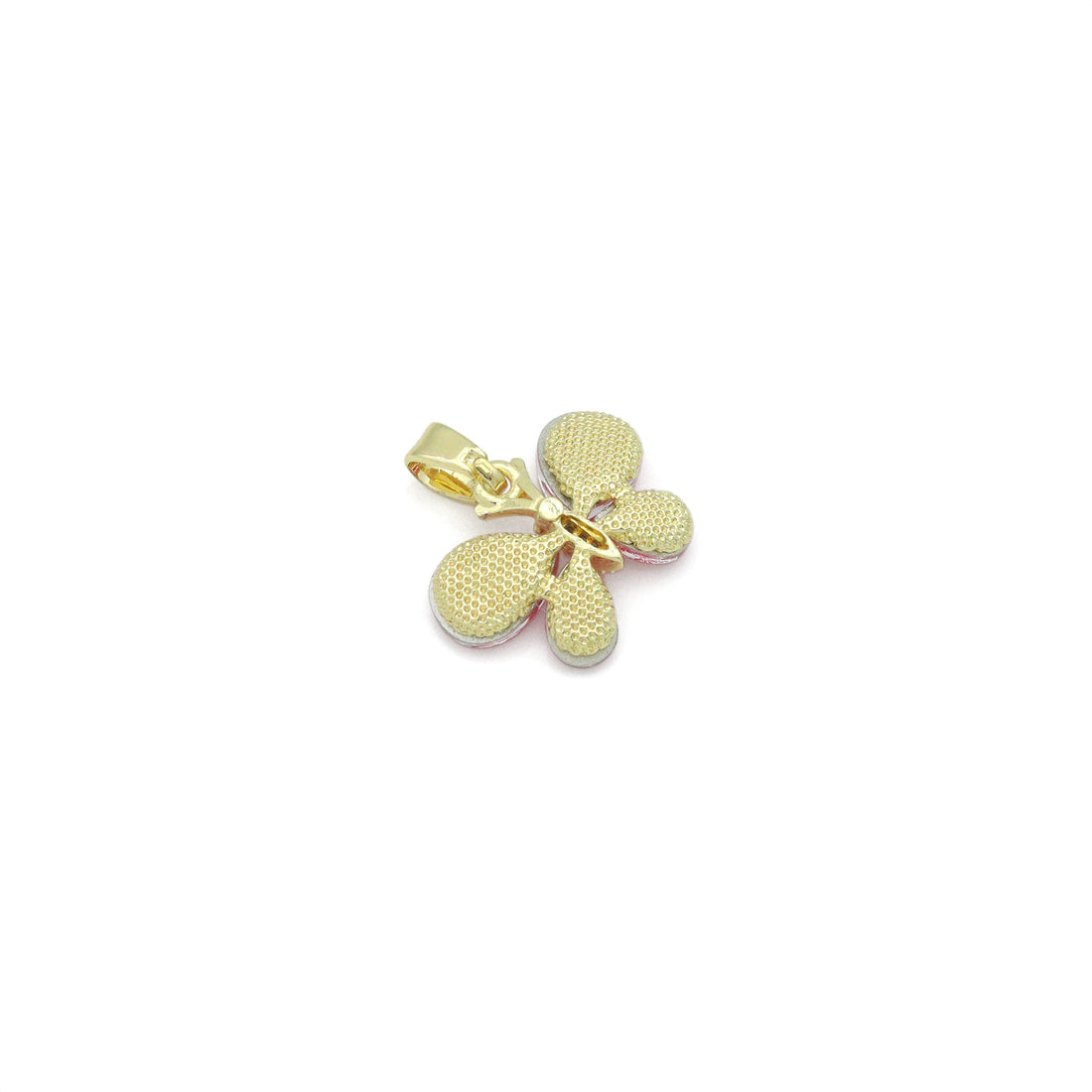 AB Crystal Butterfly Charm Pendant | Iridescent Jewelry Making Supply