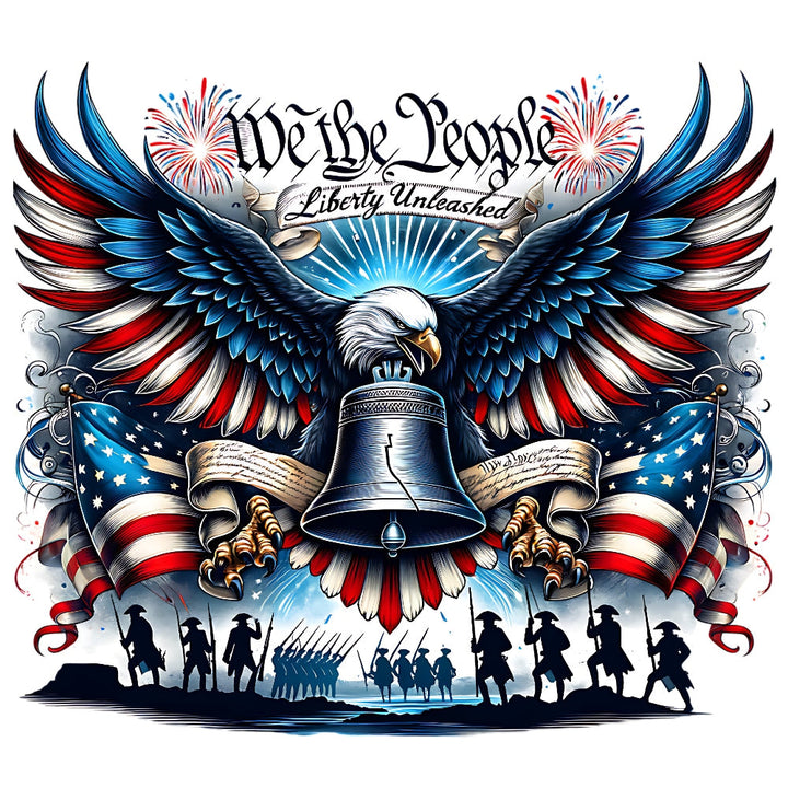 God Bless America Fabric Panel 1