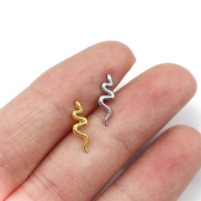 Lightning Internal Thread Labret Piercing Crown Bee Flowers Cartilage Earring Tragus Conch 316L Stainlesss Steel Body Jewelry