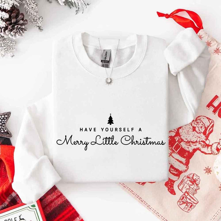 ftHave Yourself a Merry Christmas Sweatshirt Holiday Crew Neck Gi