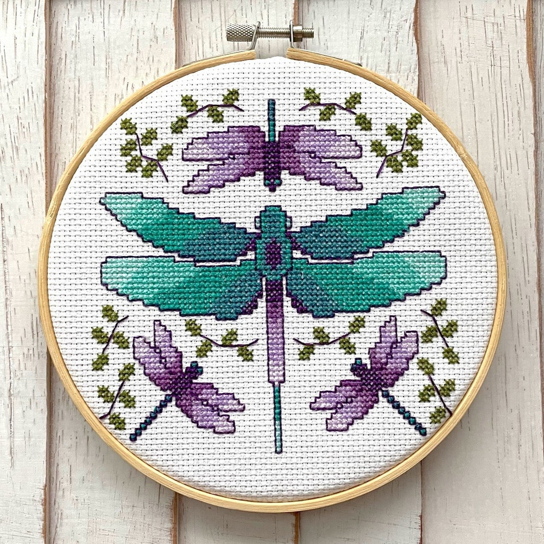 Dragonflies Cross Stitch Kit