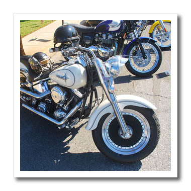 3dRose Iron on Heat Transfer Picturing Harley Motorcycle® in... - Iron on Heat Transfers (ht_62267)