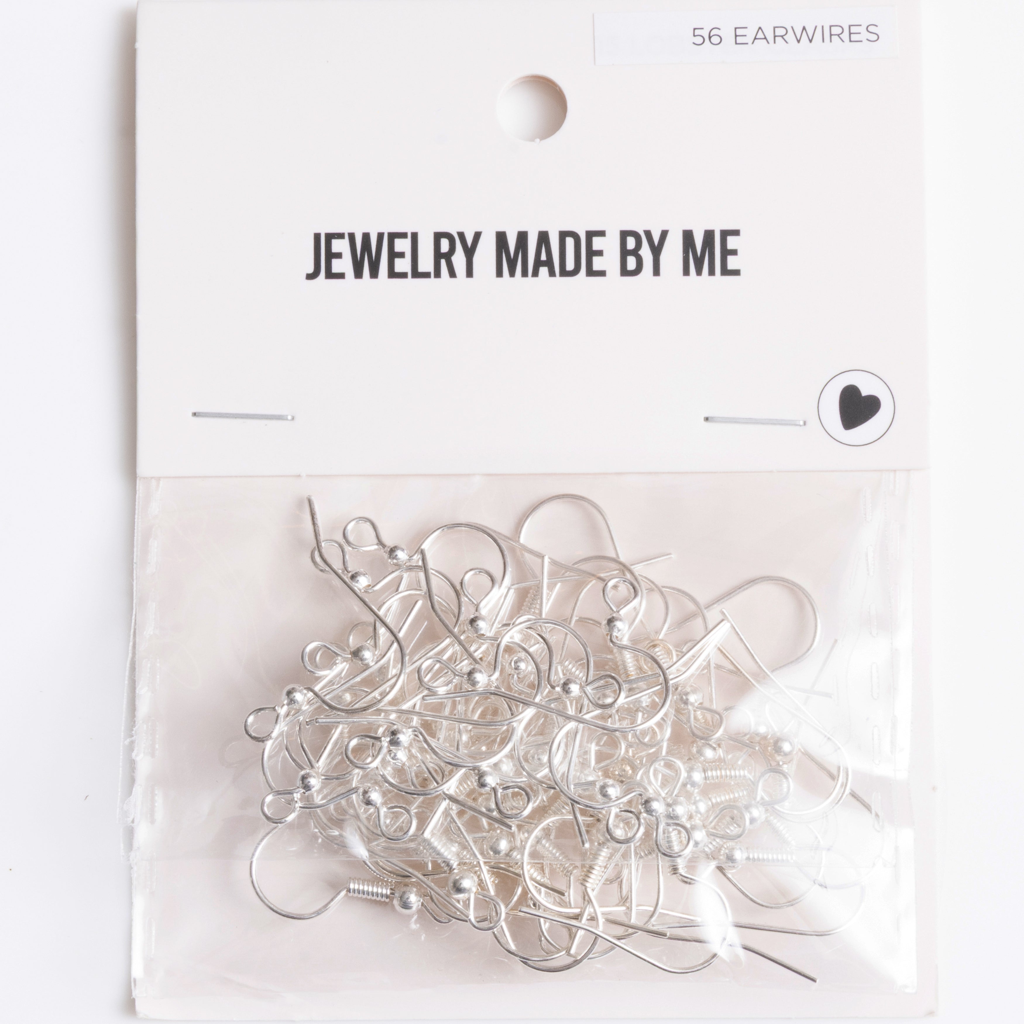Silver French Ear Wire Earring Hooks 56pc Assortment