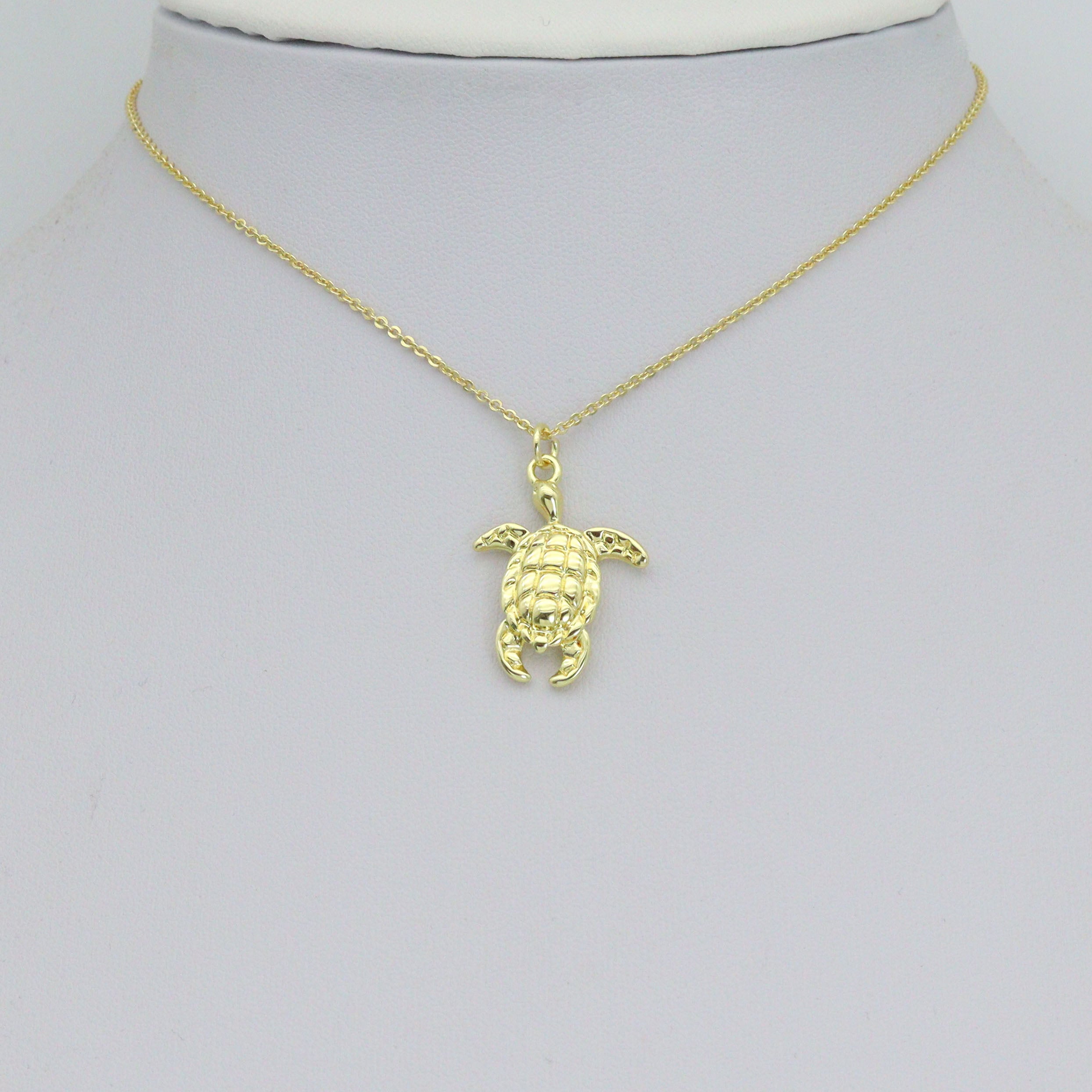 Gold Turtle Charm,Tortoise Charm Pendant, Sku#LX968