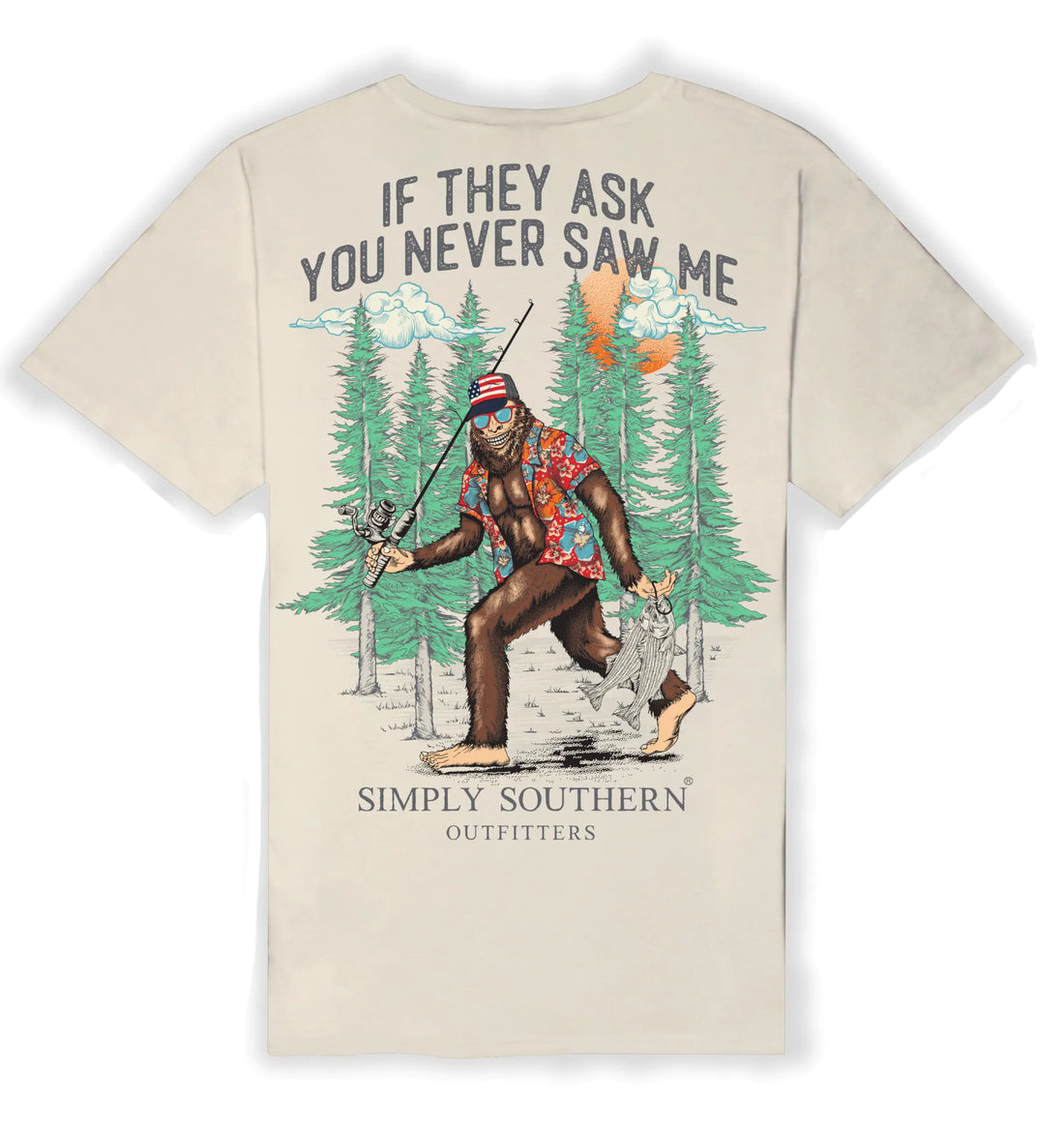Simply Southern Mens Relaxed-Fit Short Sleeve T-Shirt