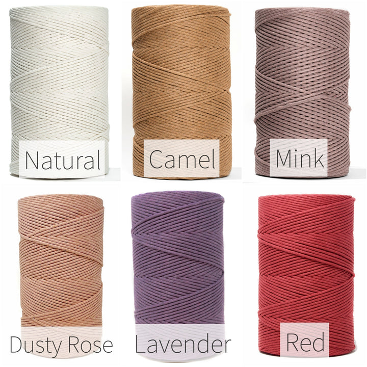 Macrame keychain DIY craft kit. Beginner Macrame kit.