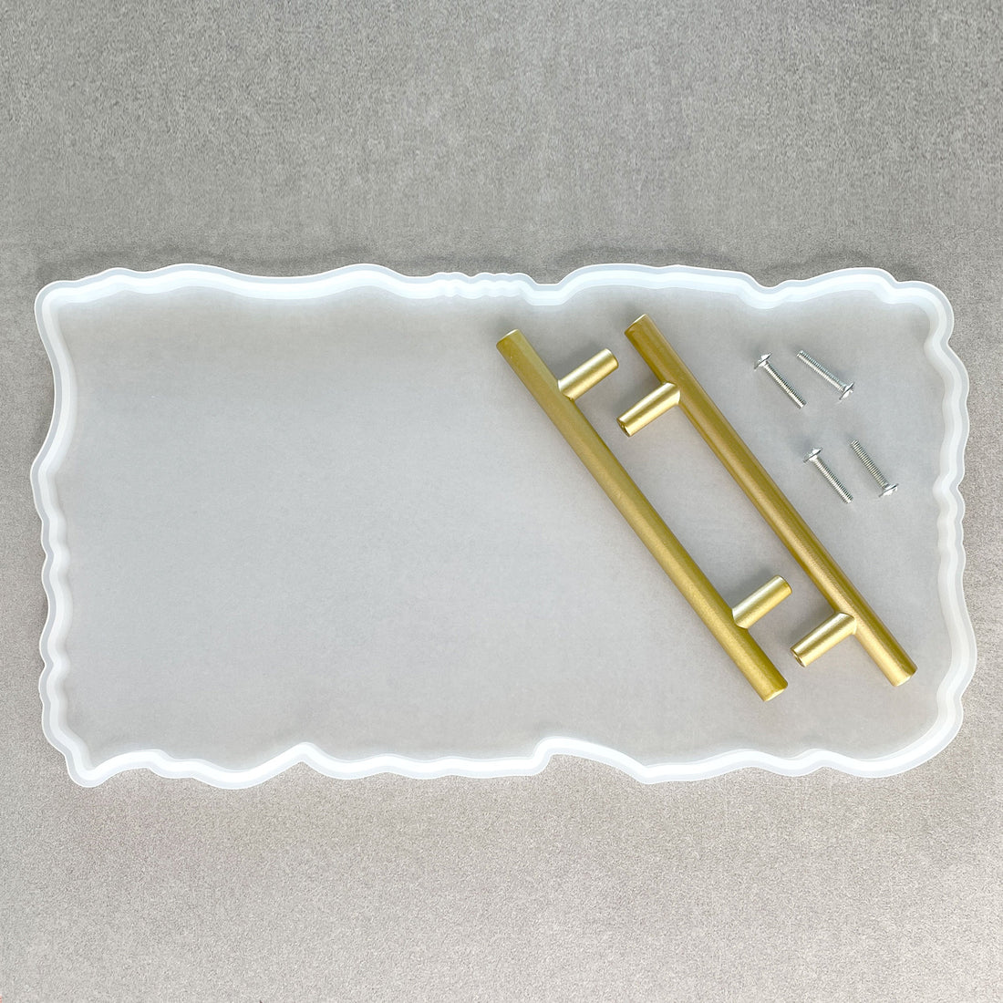 Geode Tray Set Silicone Mold with Handles