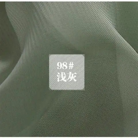 Translucent Chiffon Tulle Fabric for DIY Sewing and Dress Crafts
