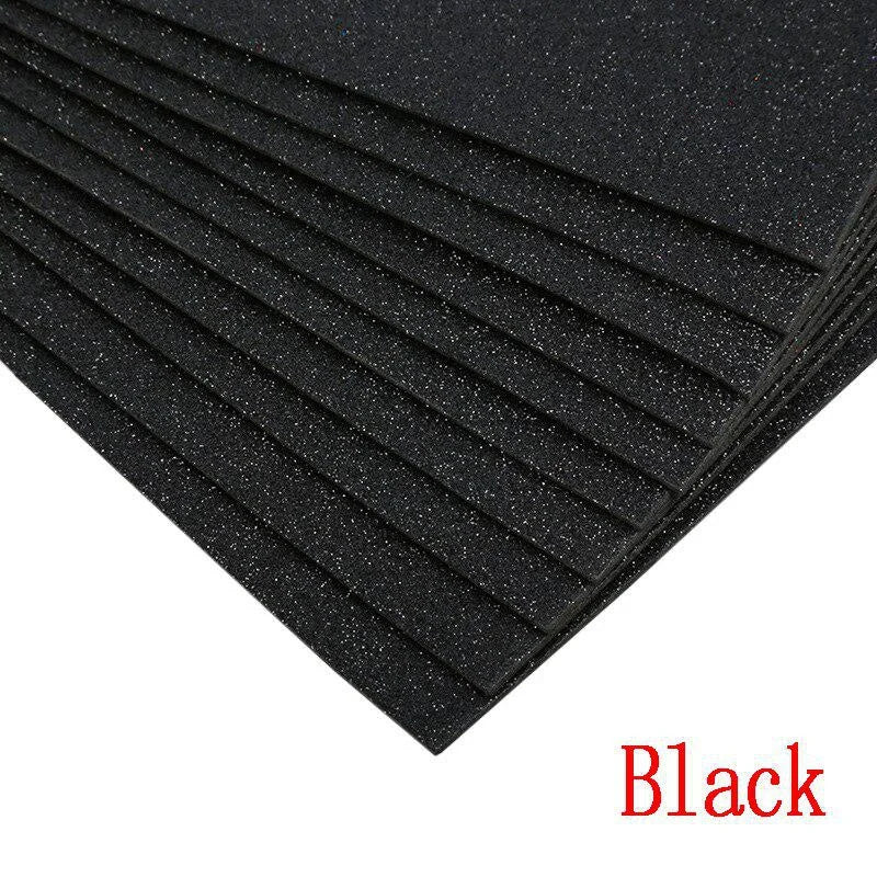Glitter Foam Paper Sheets for DIY Crafts and Handmade Projects