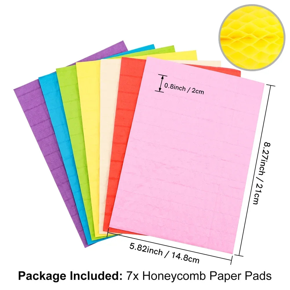 Honeycomb Paper Pads for DIY Pop-Up Cards and Craft Projects