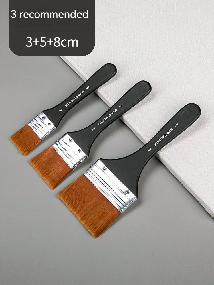 Memory Nylon Paint Brush Set for Acrylic Watercolor and Oil