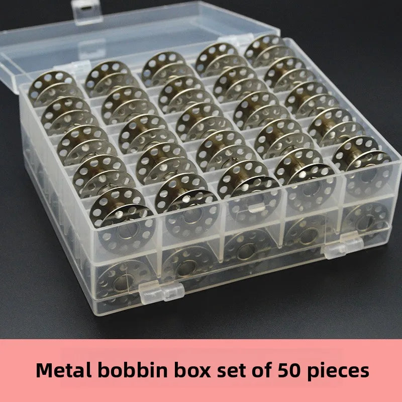 Metal Bobbins and Bobbin Case for Household Sewing Machine Accessories