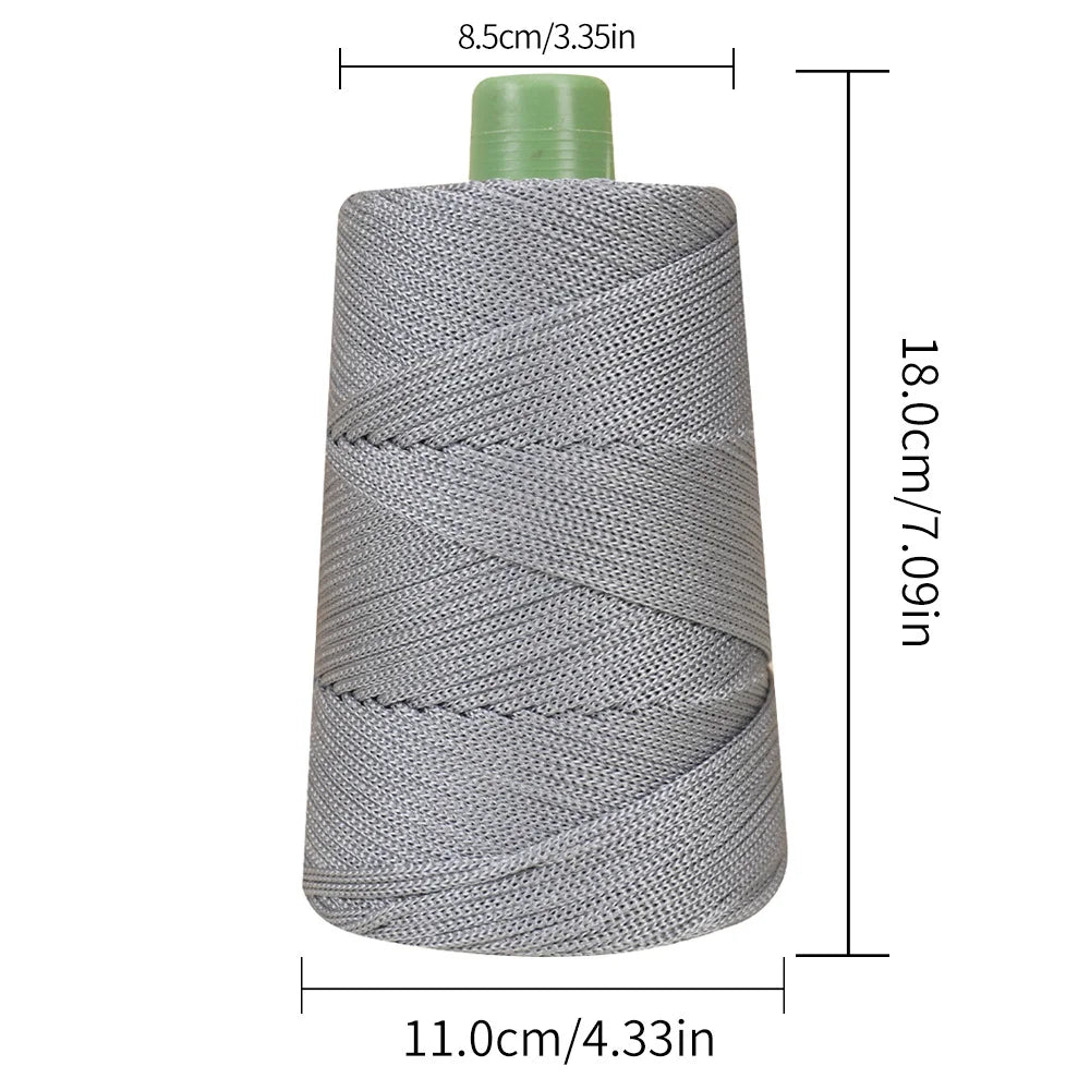 Summer Ice Rope Crochet Yarn for DIY Bags and Hats Crafts