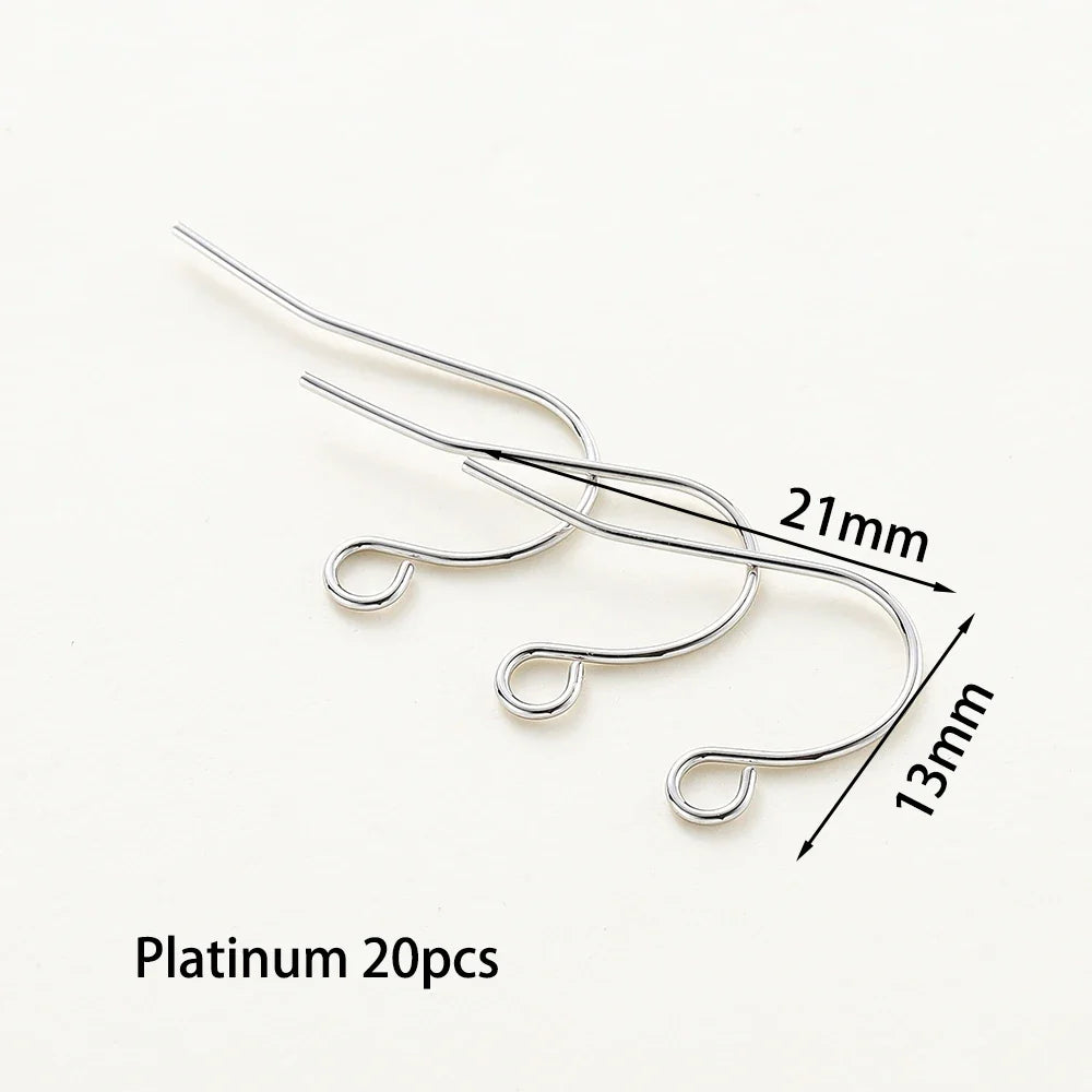 20pc Gold Plated Earring Wires & Hook Findings Set | 6 Styles | DIY Jewelry Making