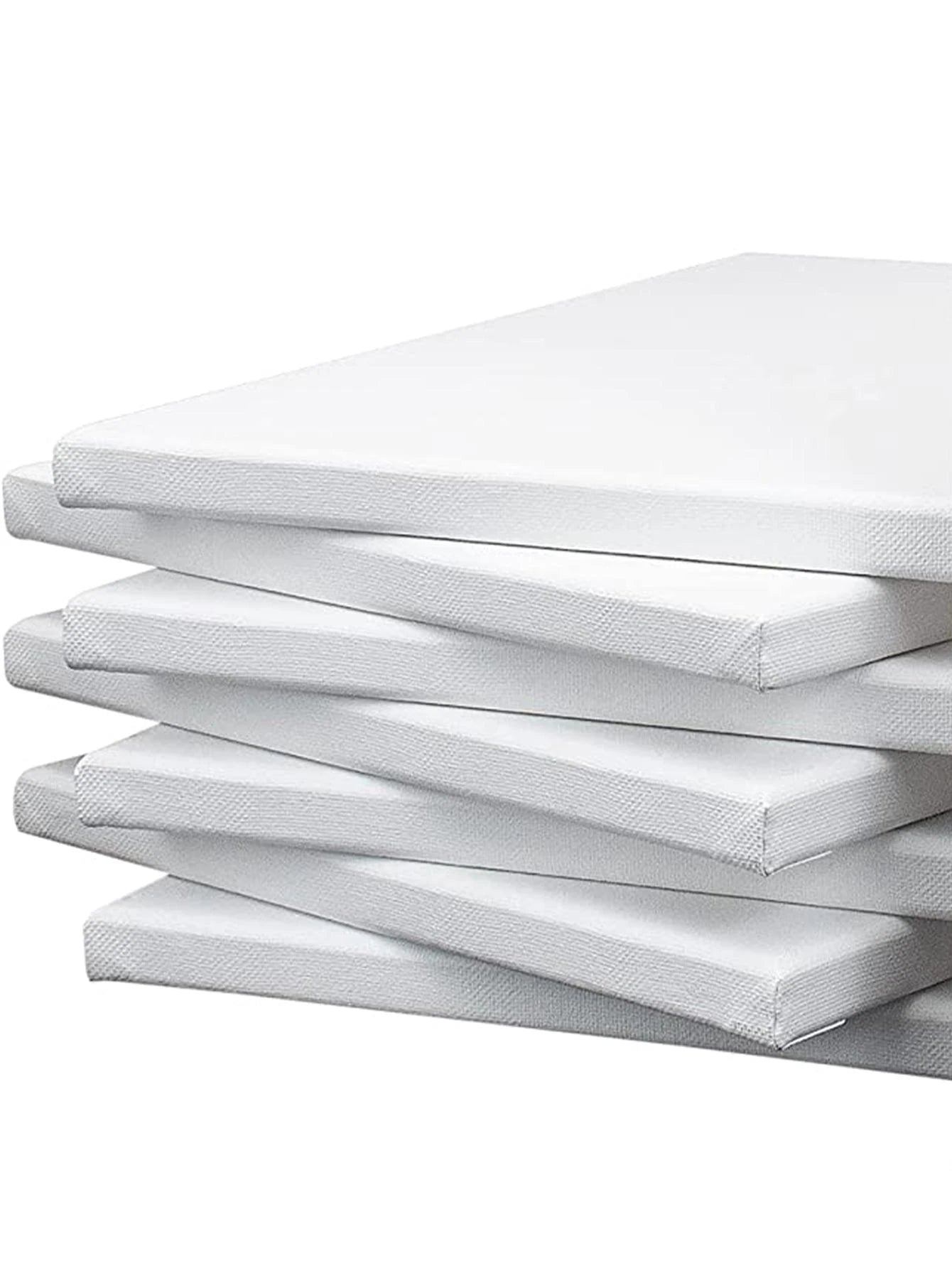 4pcs Stretched Cotton Canvas Panels for Acrylic and Oil Painting
